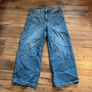 wide leg jeans, short leg